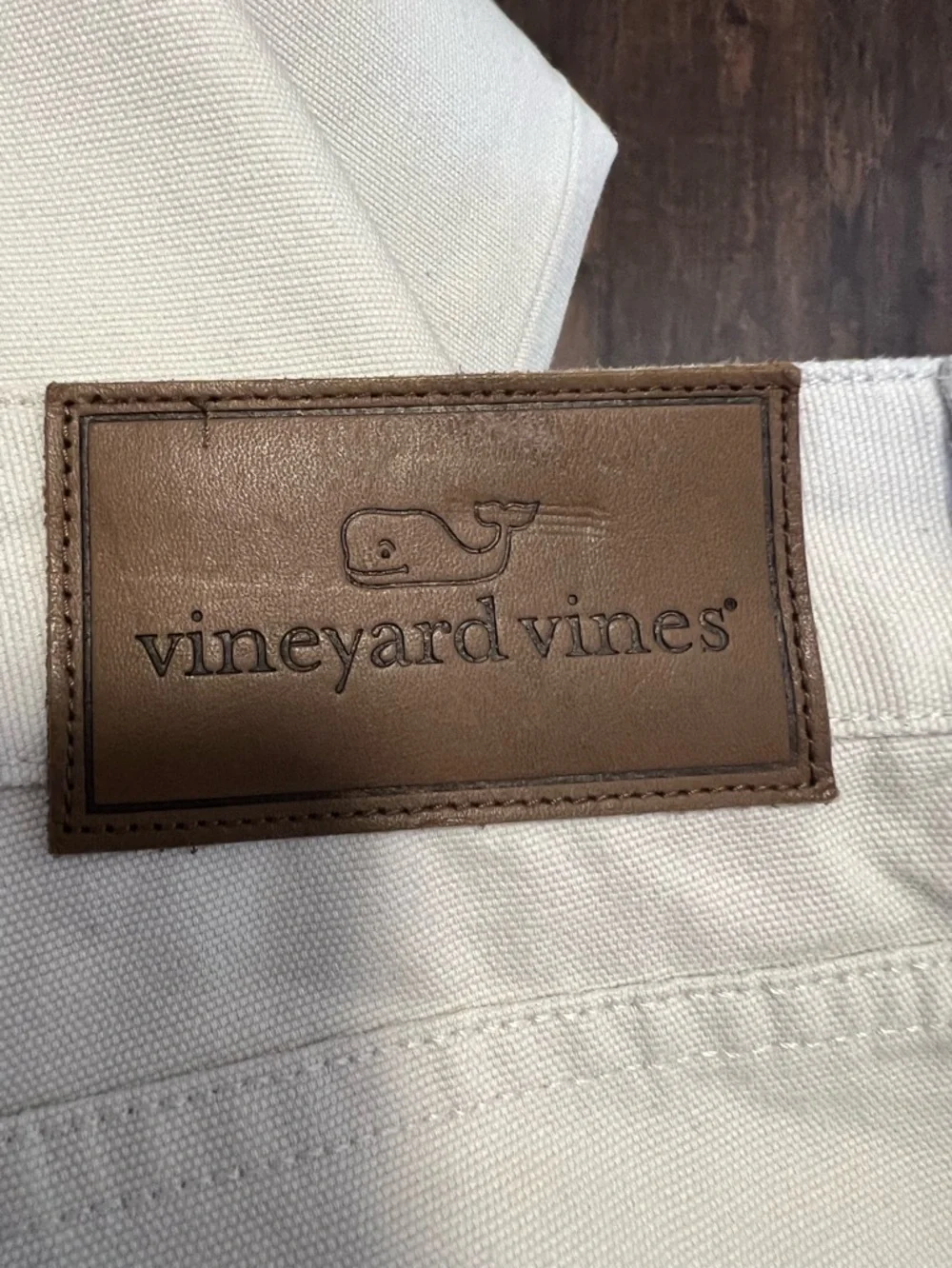 NWT Vineyard Vines Men’s Classic Fit 5 Pocket Canvas Pants Size 38 Color Cream